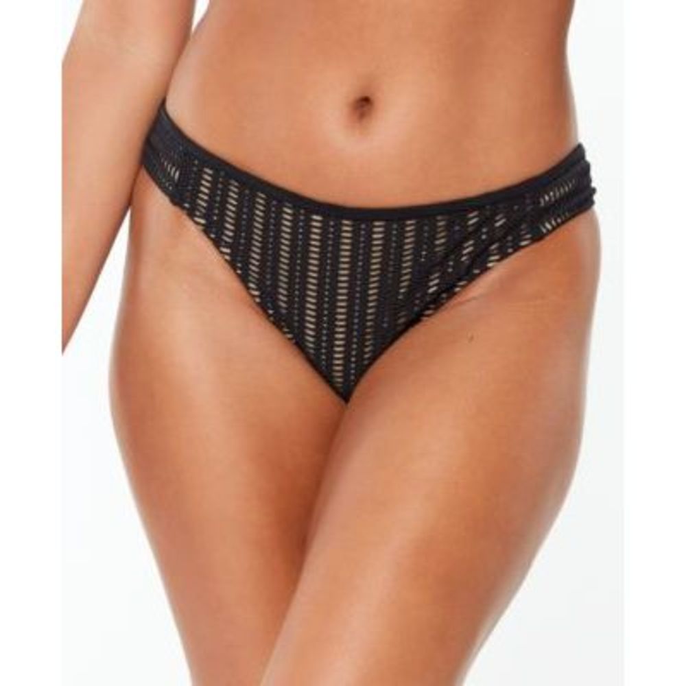 MSRP $44 Bar III Crochet Side-Tab Hipster Bikini Bottoms Size XS